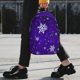 thumbnail image 2 of Disketp Dark Purple Snowflakes Mochila Escolar de 15 Pulgadas, Mochila Ligera para Estudiantes, Viajes y Trabajo, Cómoda y Resistente para el Uso Diario, 2 of 6