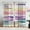 Tie Dye, variant on Abstract Rainbow Curtains, Gradient Rainbow Stripes Blackout Curtain, Colorful Tie Dye Pattern Large Kids Curtains, Pattern Clear Do Not Fade Apply to Living Room Bedroom Study-W42xL63in