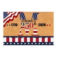thumbnail image 1 of SIfdSeng Custom Last Name Doormat for 4th of July Patriotic Front Door Welcome Mat with and Design, 1 of 8