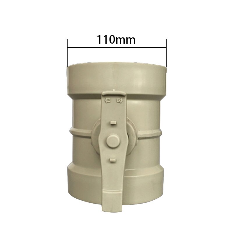 pvc Air volume regulating valve manual air volume control valve air