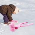 thumbnail image 3 of Molde de Arcilla de Nieve con Forma , Divertidos Juguetes de Actividades rosado Zulema Clip para hacer bolas de nieve, 3 of 8