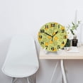 thumbnail image 2 of Naloa Clock number Print Wall Clock - Clocks Battery Operated, Small Silent Non-Ticking, Decorative for Living Room, Office, Bedroom, Home(9.84"), 2 of 5