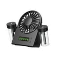 thumbnail image 4 of Ventilador de ventilador de nebulización Ventilador compacto Tipo C con tanque de agua Ventilador de aire personal bajo ruido de aire para la oficina Negro, 4 of 8