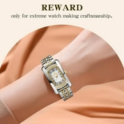 Watches Women with Date Silver Stainless Steel Luxury Ladies Watches with Small Writs Diamond for Women Waterproof Elegant Dress Quartz Analog Womens Wrist Watches Reloj de Mujer