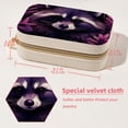 thumbnail image 5 of Raccoon Velvet Portable Travel Organizer with Removable Compartment - Gift with Bracelet Holder, Jewelry Box, and Jewelry Organizer, 5 of 7