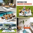 thumbnail image 3 of Summer Tropical Plants Outdoor Rug 6x9 Ft, Non Slip Washable Area Rug, Turquoise Truck Cactus Flowers Patio Rugs Carpet Runner, Large Floor Mat for Indoor/Outdoor Deck Porch Camping, 3 of 8