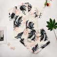 thumbnail image 2 of Moda mujer Casual impreso manga corta Turn-down Tops pantalones cortos conjunto ropa de dormir Fridja  nalpqowj49048, 2 of 6