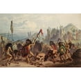 thumbnail image 2 of Bodmer, Karl 14x11 Black Modern Framed Museum Art Print Titled - Bison dance of the Mandan indians, 2 of 4