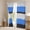 Blue, variant on Erosebridal Black Stripes Curtains Pack of 2 (42Wx63L),Geometric Lines Black Out Curtains,Geometric Theme Curtains for Living Room,Abstract Room Decor
