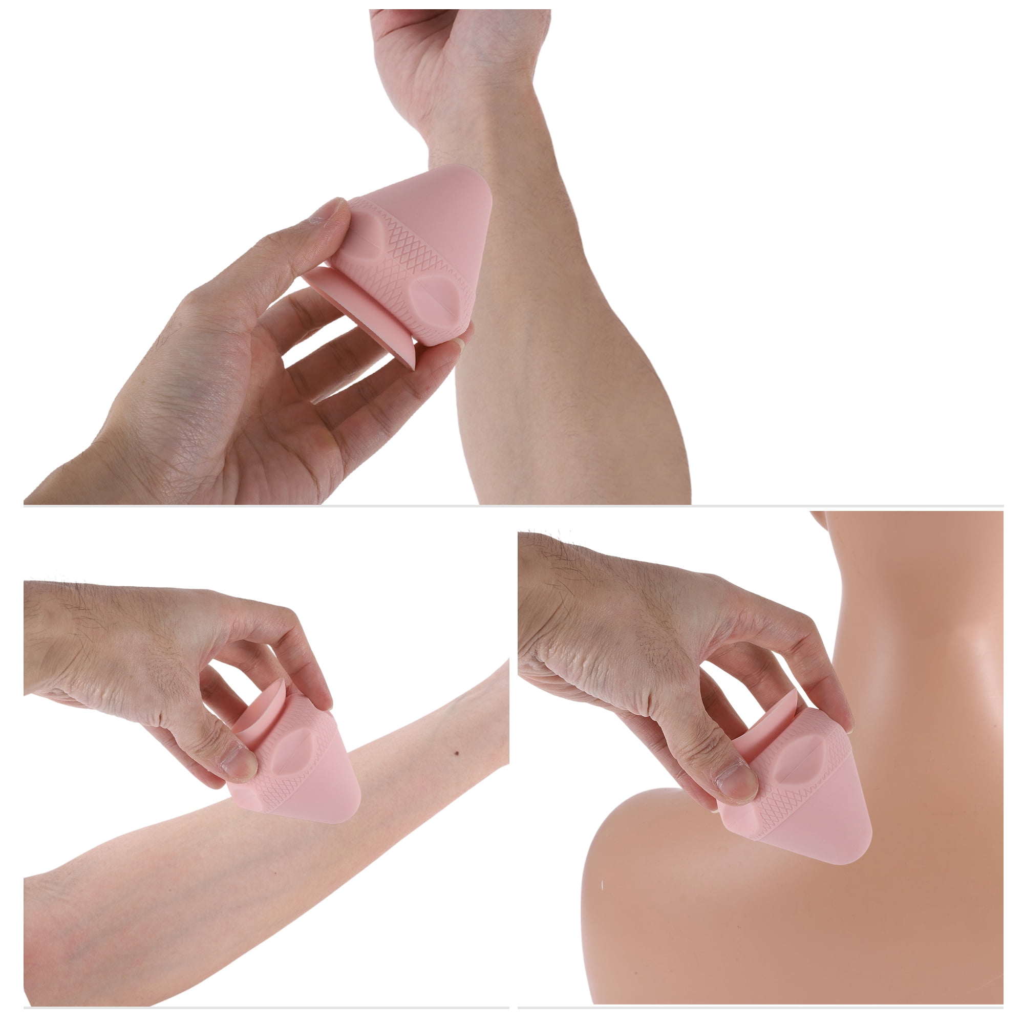 Unique Bargains Adsorption Massager 2.76"x2.76"x2.95" 1 Pc Pink