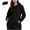 Black, variant on Rain Jacket Women Sevevn Women's Lightweight Hooded Raincoat Waterproof Packable Active Outdoor Rain Jacket (3XL-5XL)