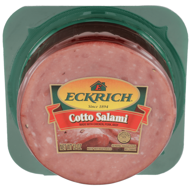 Eckrich Pre Sliced Cotto Salami, 12 oz