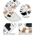 thumbnail image 2 of FMSHPON Cute Cats Xmas Christmas Tree Skirt Stand Mat for Holiday Party Decoration Indoor Outdoor 36 inches, 2 of 6