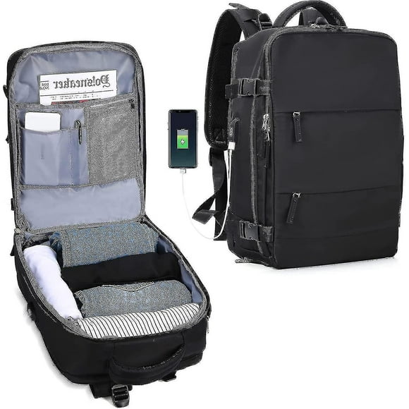 Large Travel Backpack Women, Carry On Backpack Men,hiking Backpack Waterproof Outdoor Sports Rucksack Casual Daypack School Bag Fit 14 Inch