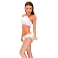 thumbnail image 3 of VF-Sport - Bikini, High Neck Top and Hipster Bottom, Two Piece Set (White, L), 3 of 5