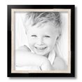 thumbnail image 2 of ArtToFrames 12x13 inch Black with Sliver slope Picture Frame, Black Wood Poster Frame (4984), 2 of 7
