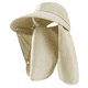 thumbnail image 1 of Sombreros de sol de verano con protección solar para hombres y mujeres, sombreros de pescador transpirables para pesca al aire libre, ala grande desmontable, 1 of 5