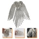 thumbnail image 4 of Hombrera de hombro con borla de cadena acrílica, aplique decorativo para mujer, 4 of 8