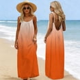 thumbnail image 1 of LVHAOGJOB Robe Tendance pour Femmes Maxi Grande Taille Robe d'Été Sans Manches Plage Longue Imprimée Robe Soleil pour Femmes Dos Nu, 1 of 9
