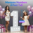 thumbnail image 3 of JoyMuse 4FT 15 Marquee Numbers, Large Light Up Numbers 15 for 15th Birthday Decorations Cool White Light Number 15 for Anniversary Birthday Party Decor, 3 of 6