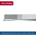 thumbnail image 4 of duomi-Pet Safari Dog Grooming Combs for Medium and Fine Coats - Undercoat Rake for Fine Coats - For Small, Medium or Large Dogs - 4 1/2", 4 of 4