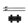 thumbnail image 3 of Soporte para postes de tienda de campaña, soporte para postes de tubo fijo, resistente y portátil 1 soporte para caña 2 clavos, 3 of 9
