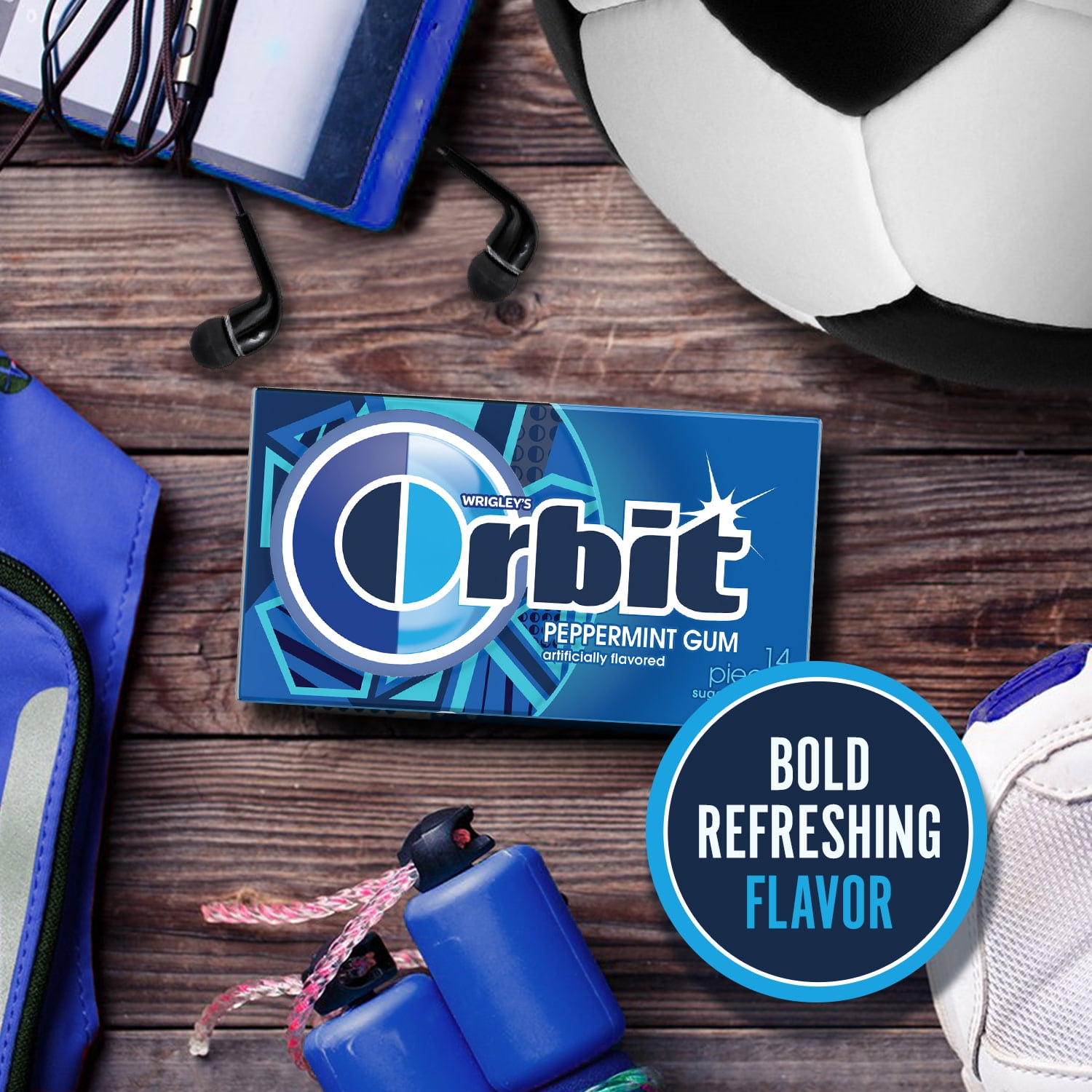ORBIT Peppermint Sugar Free Chewing Gum - 12 Ct Bulk Box