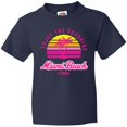 thumbnail image 3 of Inktastic Summer Enjoy the Sunshine Miami Beach Florida in Pink Youth T-Shirt, 3 of 5