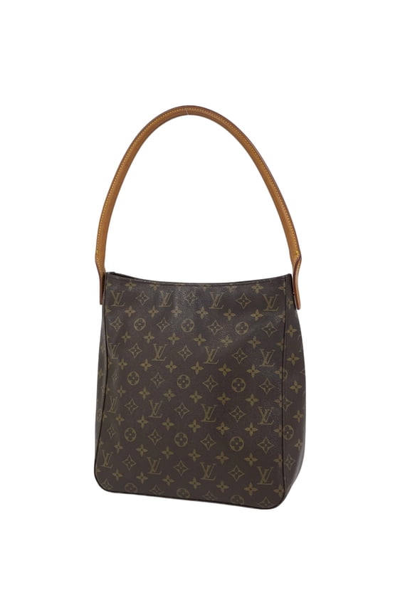 Pre-Owned Louis Vuitton Looping GM One-Shoulder Shoulder Bag Monogram Brown M51145... (Fair)