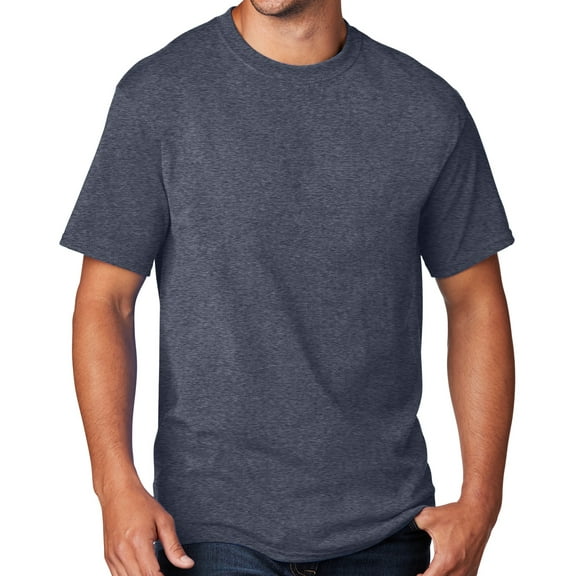 Men's Regular Guy Classic T-shirt, Large Heather Navy