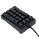 thumbnail image 5 of Teclado con cable Retroiluminación RGB Tecla escalonada Botones programables 21 teclas Teclado mecánico Eje verde, 5 of 8