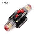 thumbnail image 2 of Circuit Breaker Switch 125A Waterproof Fuse Inline Holder Resettable Fuse Manual Reset 12V-48V DC for Car Audio Sound Amplifier System RV Home Marine Boat Truck, 2 of 10