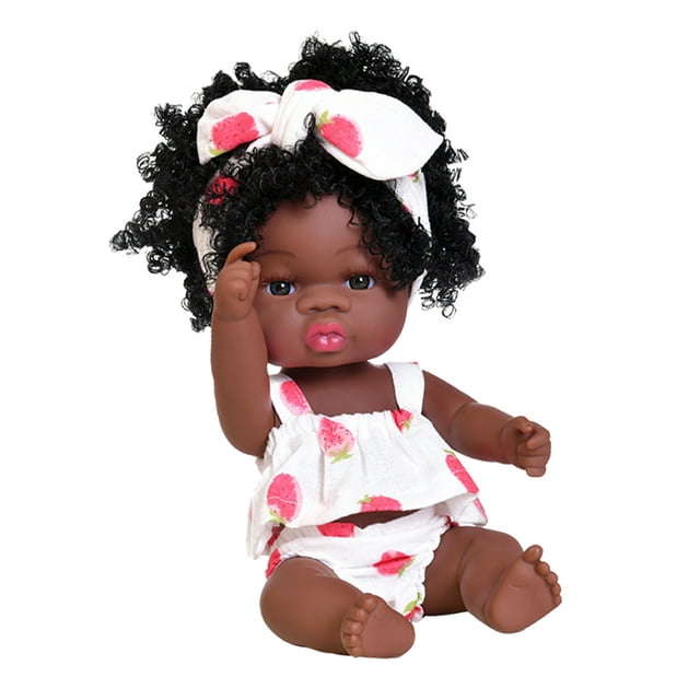Muñeca renacida Yotijar Muñeca suave negra regalo de cumpleaños