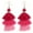W, variant on BNNG Pink Heart Earrings Hot Pink Earrings For Women Lover Earrings Earrings Rectangle Dangle Earrings Tassel Earrings For Women Lightweight Statement Jewelry Acrylic Drop Earrings