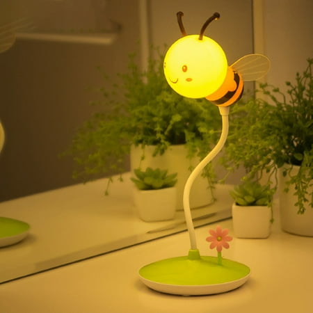 

Bee LED Contact Switch Night Lamp USB Rechargeable Dimming Timing Infant Care Baby s Room Bedside Bedroom Study Yellow