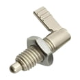 thumbnail image 2 of pitrice 1x Indexing Plungers L Type Stainless Locking Bolts Fine Thread Silver M10-6, 2 of 3