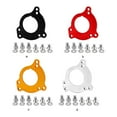 thumbnail image 2 of mmirethe Bicycles Adaptor Bottom Bracket Plate Chain Guide Conversion Parts Cycling Professional Cranksets Repairing Accessory Black 1Set, 2 of 6