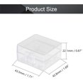 thumbnail image 2 of HUGFEGWE 2 x 18650 Battery Storage Case Holder Organizer Box Transparent 2Pcs CA919-114767, 2 of 7