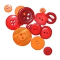 thumbnail image 3 of Unique Creativ Box of Buttons, Red — Assorted Sizes, 65 g (Reusable Clear Box), 3 of 4