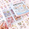 thumbnail image 1 of Notebook Sticker Notebook Decal Sticker Pack Stickers Set Notebook Sticker 100 Pieces Delicate Cute Cartoon Pattern DIY Boxed Stickers For Scrapbooking Diary Cards Crafts Little ANGGREK BJ1217, 1 of 1