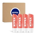 thumbnail image 1 of Bálsamo labial NIVEA Peach Lip Care paquete de 4, 1 of 4