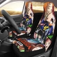 thumbnail image 3 of Boku no Hero Mha Academia Car Seat Covers Accessories Vehicle Front Seat Protective Mat Cover 2pcs Universal Fit For SUV Sedan Van Trucks, 3 of 8