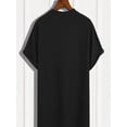 thumbnail image 2 of Men's I'm Broken Skull Graphic T-Shirt - Black Cotton Crew Neck Tee with Red &, 2 of 5