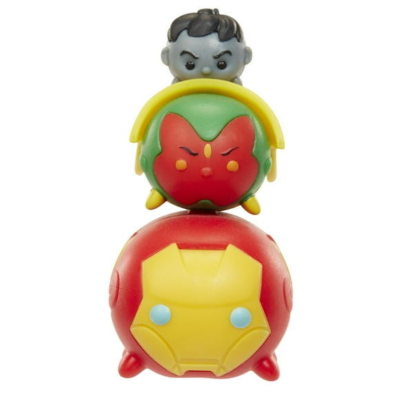 Marvel Tsum Tsum 3-Pack Figures - Iron Man/Vision/Hulk (Grey)