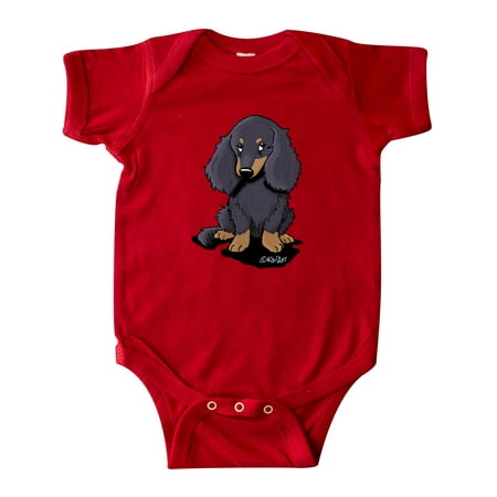 

Inktastic Longhaired Dachshund Gift Baby Boy or Baby Girl Bodysuit
