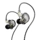 thumbnail image 5 of Injueey Auriculares con cable en la oreja Auriculares dinámicos de 3,5 mm Auriculares estéreo para correr Caminar Auriculares Teléfono Gris Regular 2Conjunto, 5 of 6