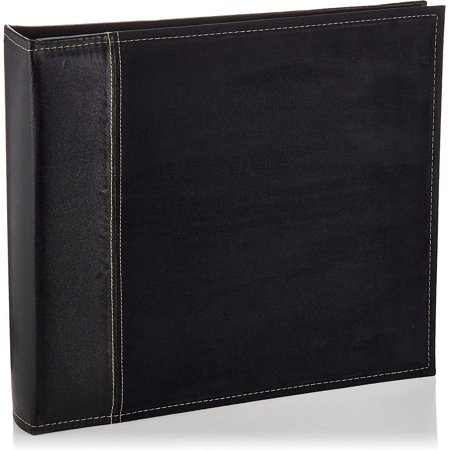 Pioneer 3-Ring Sewn Cover Album 12"X12" - Black Suede