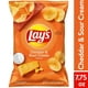 image 0 of Lay's Potato Chips, Cheddar & Sour Cream Flavor, 7.75 oz Bag