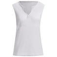 thumbnail image 2 of Scyoekwg Womens Fashion Tank Top Summer Casual Dressy Blouse Suspenders Sling V-Neck Sleeveless Tank Tops Loose Solid Color Blouses (White,XXL), 2 of 4