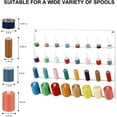 thumbnail image 5 of 4 Pack Sewing & Embroidery Thread Rack Wall-Mounted Thread Holder 32-Spool Metal, 5 of 7